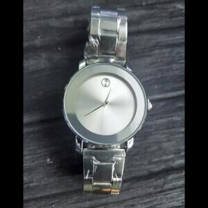 Silver M Bold Style Affordable Mens‎ Dress Watch